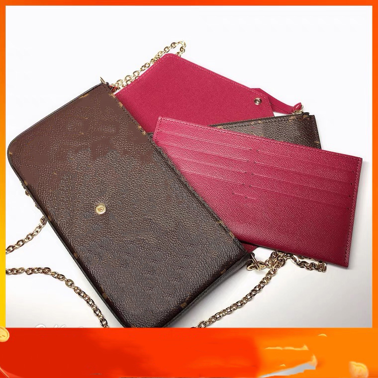 Designer Handbags Shoulder Bag Totes Top 3pcs set Pochette Accessories Brown Flower Messenger Chain Strap Cross Body Ladies Flap Purse, Checkered brown+ red card bag
Designer Handbags Shoulder Bag Totes Top 3pcs set Pochette Accessories Brown Flower Messenger Chain Strap Cross Body Ladies Flap Purse, Checkered brown+ red card bag
