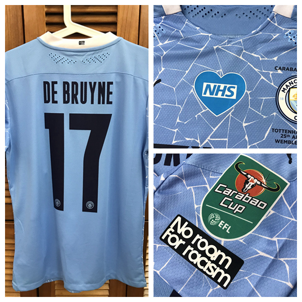 m-c 20/21 Match Worn Player Issue home Shirt Jersey De Bruyne Jesus Aguero Football Custom Patches Sponsor, Black
m-c 20/21 Match Worn Player Issue home Shirt Jersey De Bruyne Jesus Aguero Football Custom Patches Sponsor, Black