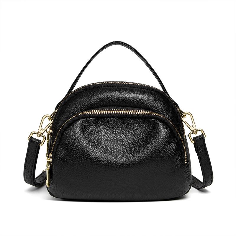 High Quality Leather Shoulder Bags For Women 2021 Multiple Zippers Designer Fashion Solid Color Crossbody Woman C1692 Cross Body, Black
High Quality Leather Shoulder Bags For Women 2021 Multiple Zippers Designer Fashion Solid Color Crossbody Woman C1692 Cross Body, Black