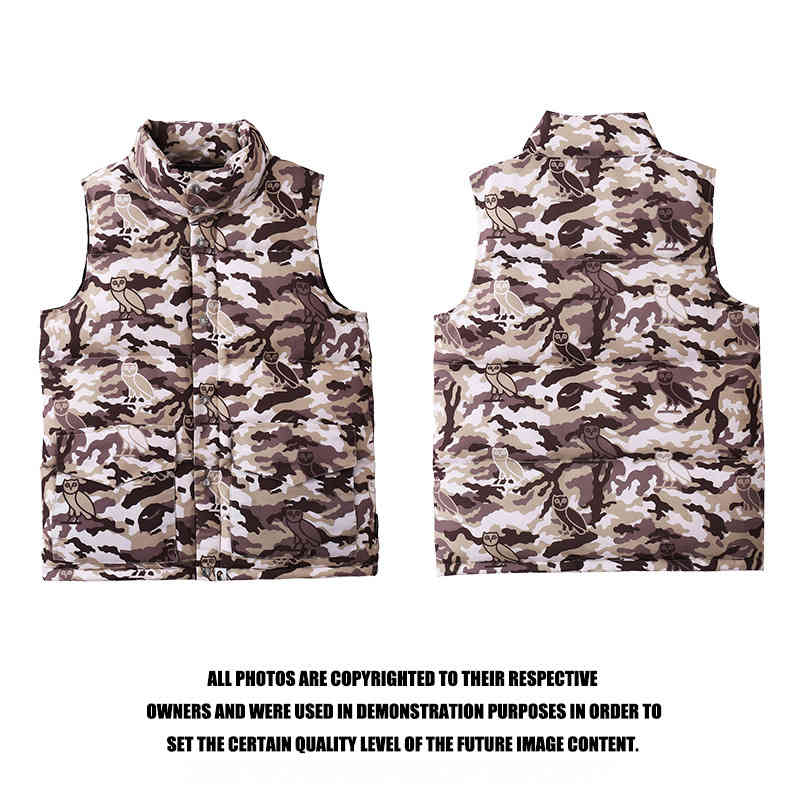 2021 men and women OWL New Fashion Brand OVO*Ba pe Joint Camouflage Owl Print Cotton Vest Clothes Trendy Street Style Sleeveless Vest Jacket, Desert camouflage
2021 men and women OWL New Fashion Brand OVO*Ba pe Joint Camouflage Owl Print Cotton Vest Clothes Trendy Street Style Sleeveless Vest Jacket, Desert camouflage