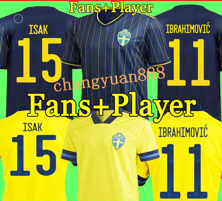 21 22 Sweden National Team IBRAHIMOVIC FORSBERG Men Soccer Jerseys LARSSON EKDAL ISAK 2021 2022 fans version Home Away Football Shirts Adult Short Sleeve+kids kit, Home+patch
21 22 Sweden National Team IBRAHIMOVIC FORSBERG Men Soccer Jerseys LARSSON EKDAL ISAK 2021 2022 fans version Home Away Football Shirts Adult Short Sleeve+kids kit, Home+patch