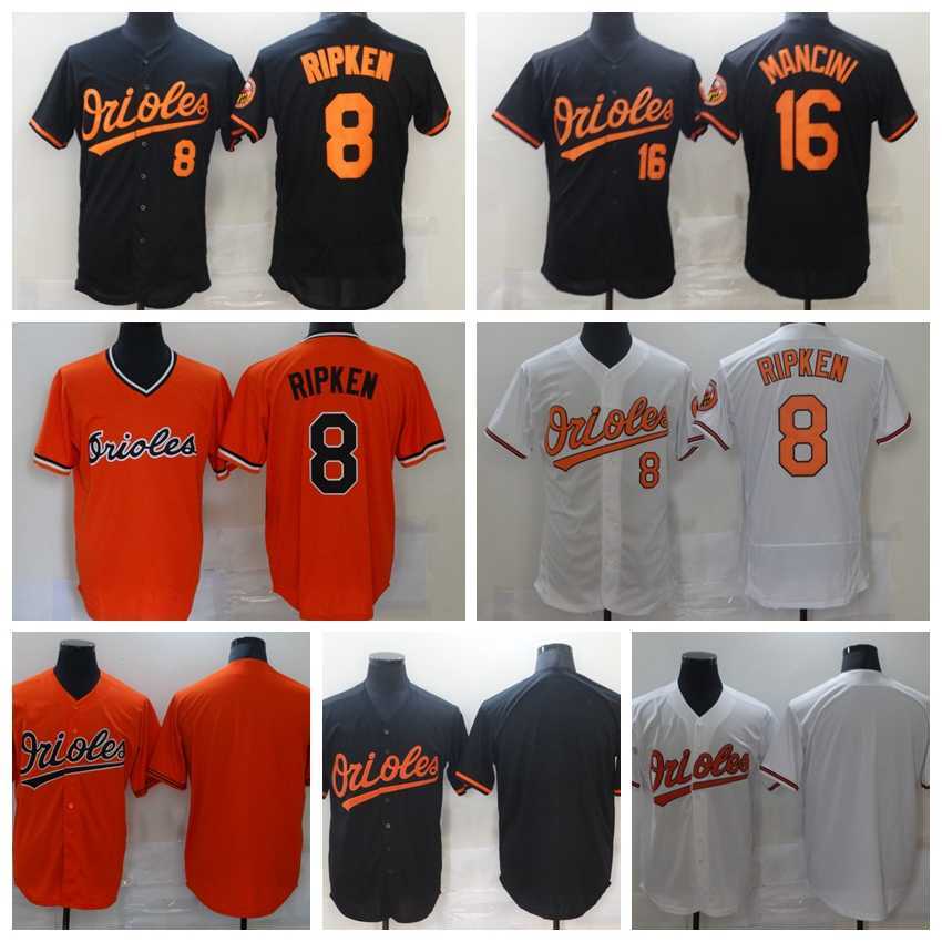 Men Baseball 8 Cal Ripken Jersey 16 Trey Mancini Team Color Black Orange Pullover White Cooperstown Flexbase Cool Base Breathable All Stitched Pure Cotton High/Top, Blank white
Men Baseball 8 Cal Ripken Jersey 16 Trey Mancini Team Color Black Orange Pullover White Cooperstown Flexbase Cool Base Breathable All Stitched Pure Cotton High/Top, Blank white