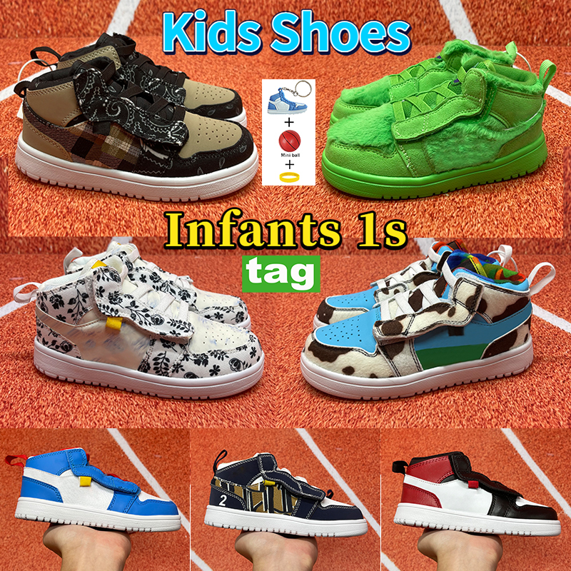 2022 fashion 1s 1 mid alt TD PS kids basketball shoes luxury obsidian light smoke grey green yellow bear chunky dunky Cactus Jack Infants sneakers trainers, Bubble wrap packaging
2022 fashion 1s 1 mid alt TD PS kids basketball shoes luxury obsidian light smoke grey green yellow bear chunky dunky Cactus Jack Infants sneakers trainers, Bubble wrap packaging