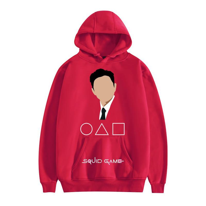men's hoodies & sweatshirts squid game costume women's korea tv print long sleeve hooded pullover harajuku sudaderas hombre 2021, Black
men's hoodies & sweatshirts squid game costume women's korea tv print long sleeve hooded pullover harajuku sudaderas hombre 2021, Black