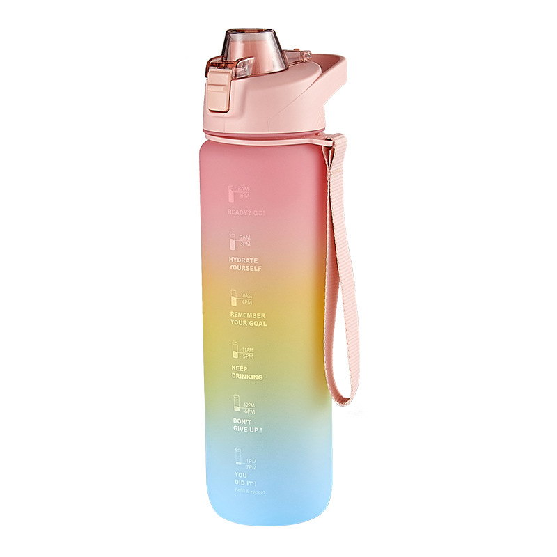 Sports Water Bottle Summer Large-capacity Plastic Cup Portable cages bicycle accessories
