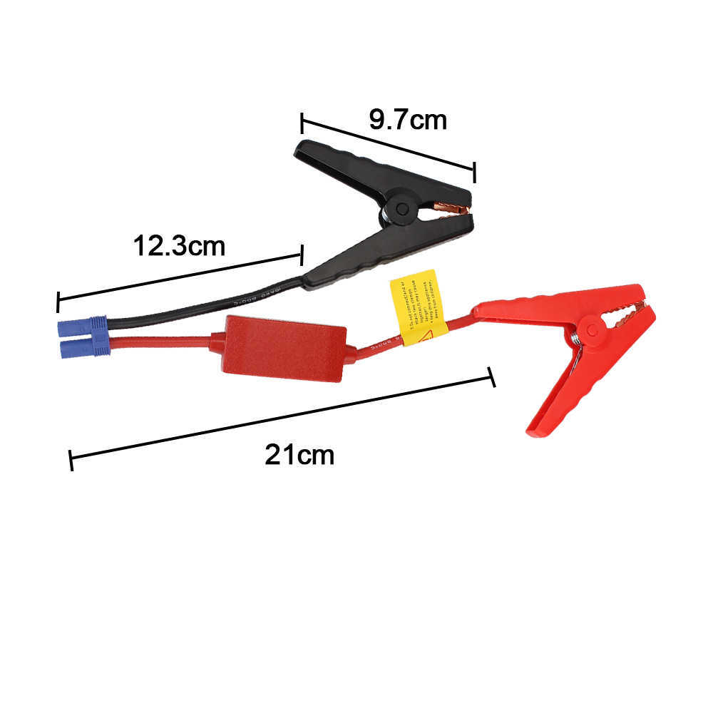 With EC5 Plug Connector 12V Starting Device Emergency Battery Cable Clamps For Car Trucks Jump Starter Alligator Clip