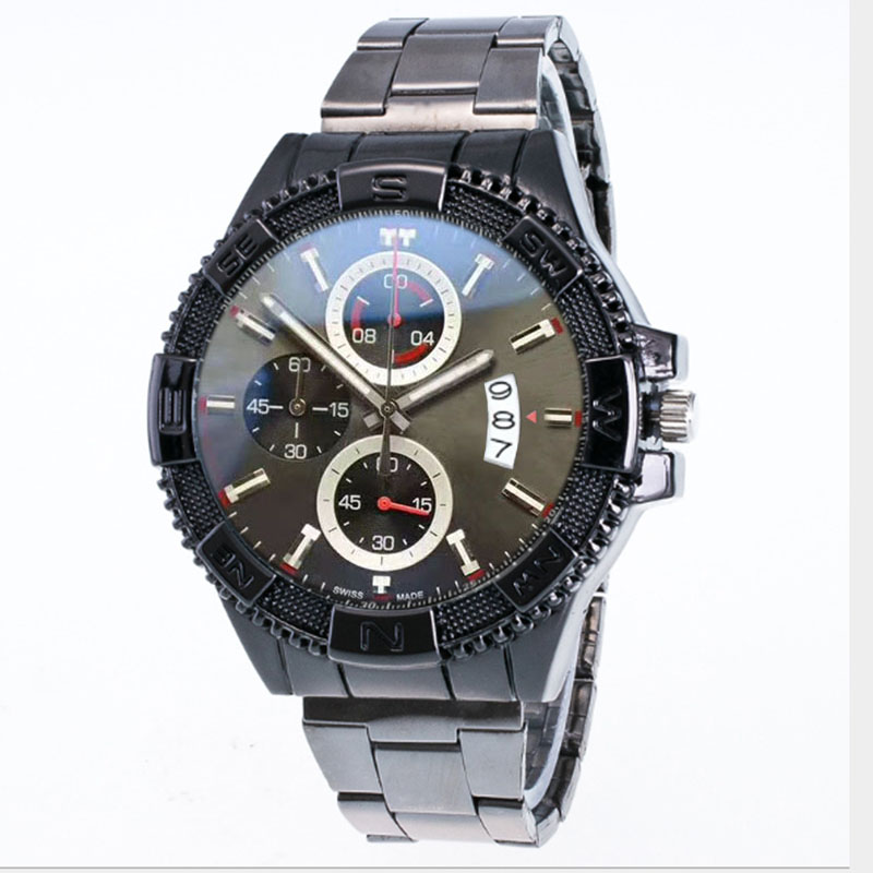 Orologio di lusso Mens Sport Watch Quartz movement Chronograph Wristwatch montre de luxe High quality steel case metal Luxury Wristwatches for man, 010
Orologio di lusso Mens Sport Watch Quartz movement Chronograph Wristwatch montre de luxe High quality steel case metal Luxury Wristwatches for man, 010