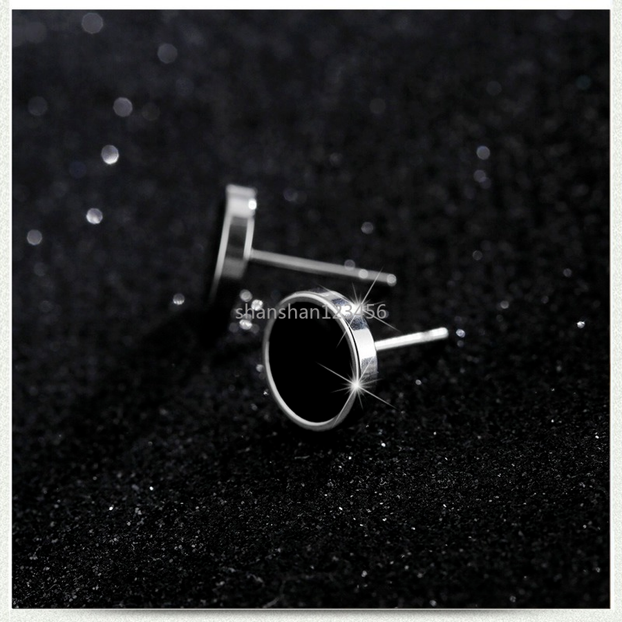 Hip Hoop Stud Earrings Black Stainless Steel Ear Rings for Women Men Fashion Jewelry Will and Sandy
Hip Hoop Stud Earrings Black Stainless Steel Ear Rings for Women Men Fashion Jewelry Will and Sandy