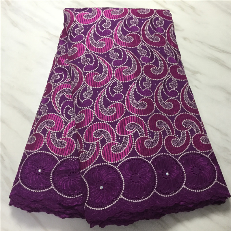 5Yards/Lot Fashion Magenta African Cotton Fabric Embroidery Match Crystal Swiss Voile Dry Lace For Dressing PL11559
5Yards/Lot Fashion Magenta African Cotton Fabric Embroidery Match Crystal Swiss Voile Dry Lace For Dressing PL11559