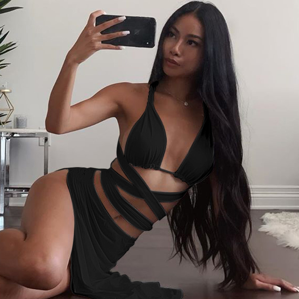 Summer Women White Hollow Out Sleeveless Maxi Dress Sexy Spaghetti Strap Fashion Club Evening Runway Party 210423