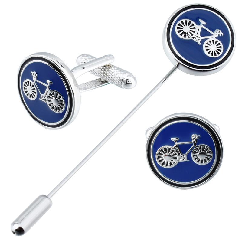 Pins, Brooches HAWSON Bike Cufflinks Pin Set Round Blue Bicycle Cuff Links Button Long Needle Pins Come With Box, Gray
Pins, Brooches HAWSON Bike Cufflinks Pin Set Round Blue Bicycle Cuff Links Button Long Needle Pins Come With Box, Gray