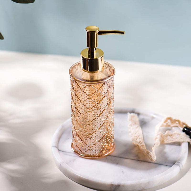 Liquid Soap Dispenser 280ml Vintage Glass Refill Empty Bottles Bathroom Conditioner Hand Wash Shampoo Bottle Lotion Sub-bottle
Liquid Soap Dispenser 280ml Vintage Glass Refill Empty Bottles Bathroom Conditioner Hand Wash Shampoo Bottle Lotion Sub-bottle