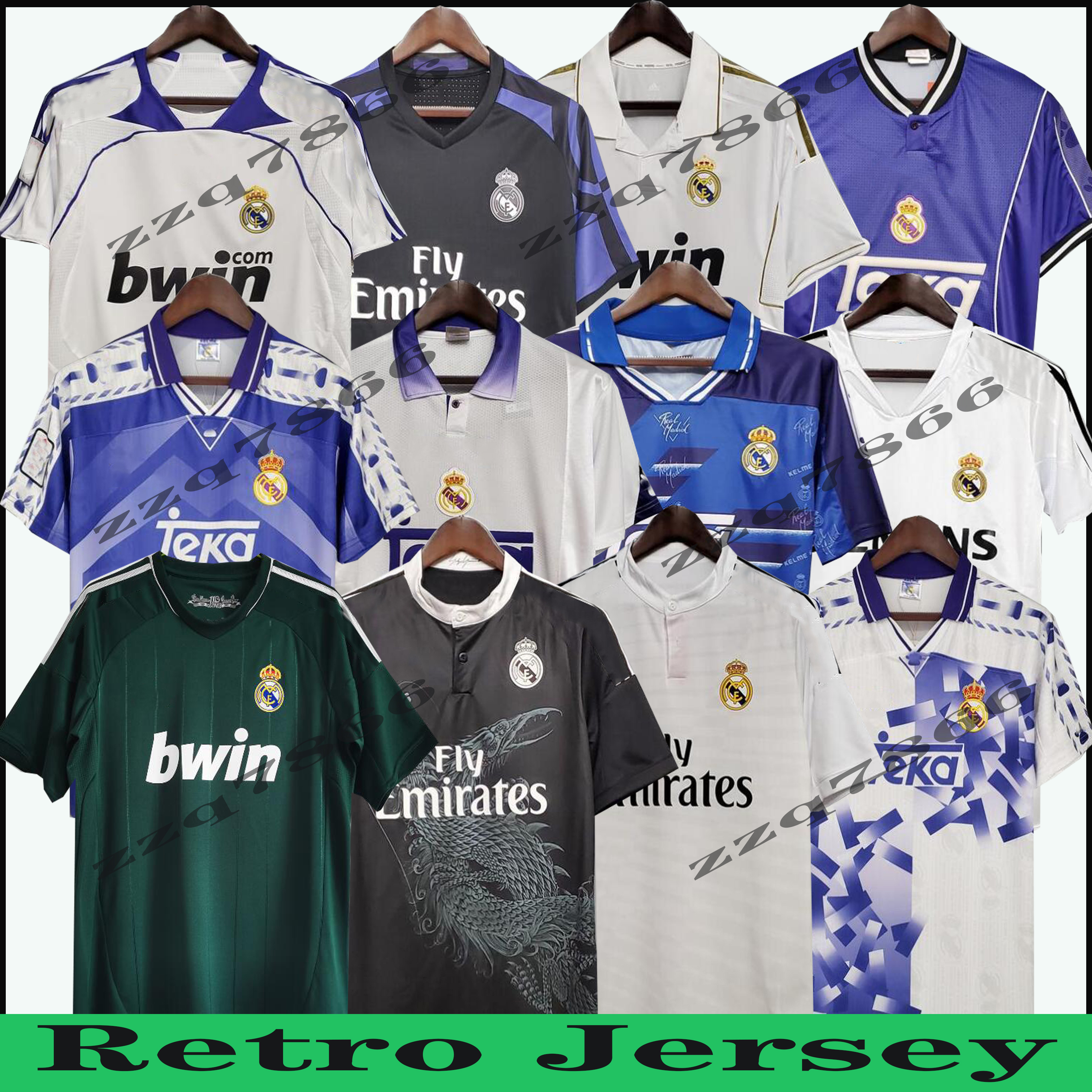Real Madrid Retro Soccer Football Jersey GUTI Ramos SEEDORF CARLOS 13 14 15 16 RONALDO ZIDANE Beckham RAUL REDONDO 94 95 96 97 98 99 01 02 0, Black;yellow
Real Madrid Retro Soccer Football Jersey GUTI Ramos SEEDORF CARLOS 13 14 15 16 RONALDO ZIDANE Beckham RAUL REDONDO 94 95 96 97 98 99 01 02 0, Black;yellow