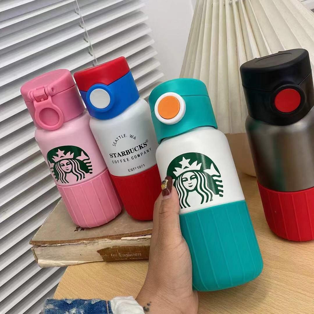 400ML Starbuck Cute Mugs Fashion Portable Stainless Steel Vacuum Flask, Children Student Water Cup,Children's Bounce Cup, As show
400ML Starbuck Cute Mugs Fashion Portable Stainless Steel Vacuum Flask, Children Student Water Cup,Children's Bounce Cup, As show