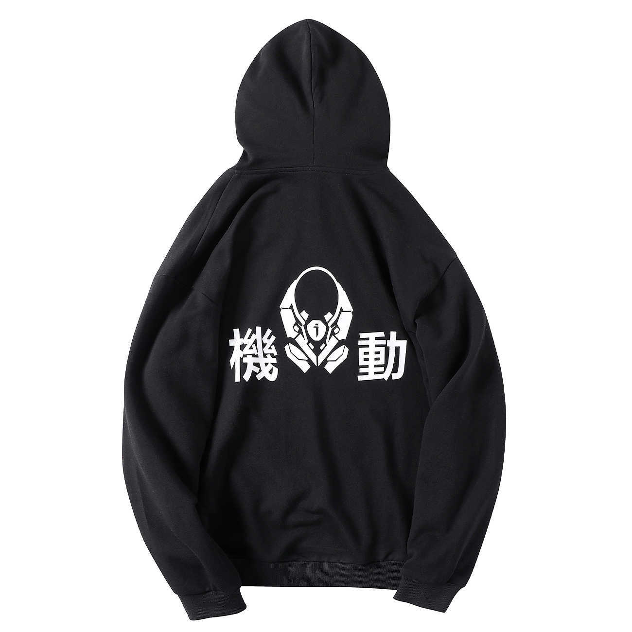 11 BYBB'S DARK Embroidery Harajuku Hoodie Men Spring Cotton Pullover Hip Hop Streetwear Fish Mouth Sweatshirt Punk 210813