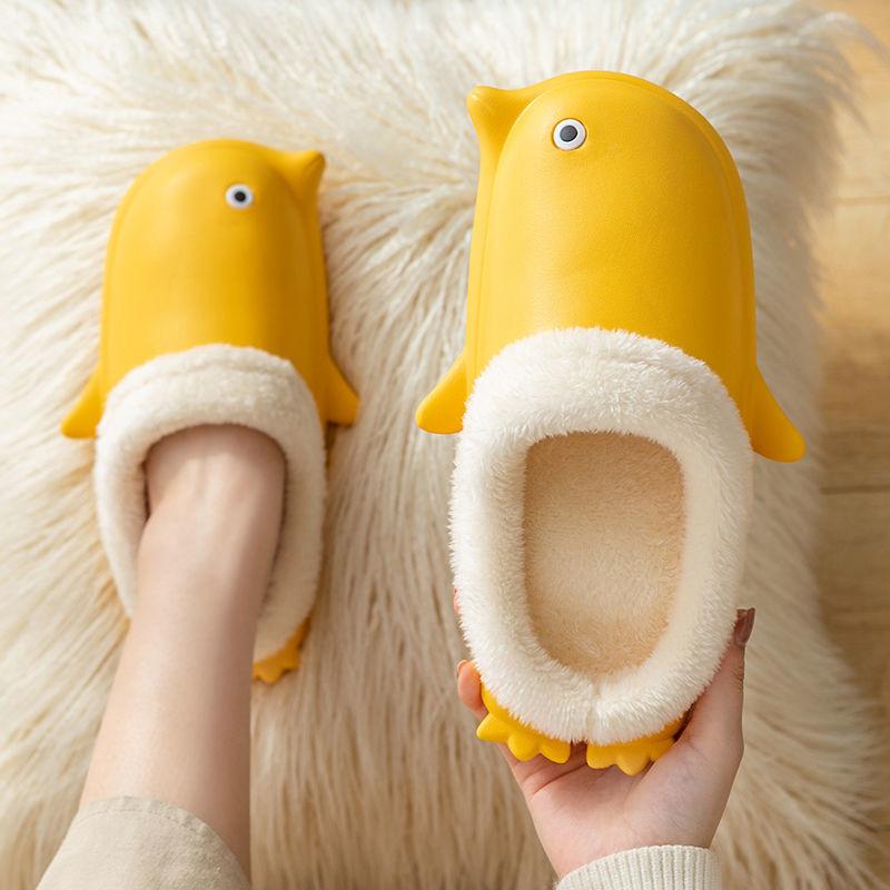 Women Designer Cute Penguin Animals Indoor Slippers Men's Winter Leather Waterproof House Slides Casual Plush Couple Home Shoes, Pink
Women Designer Cute Penguin Animals Indoor Slippers Men's Winter Leather Waterproof House Slides Casual Plush Couple Home Shoes, Pink