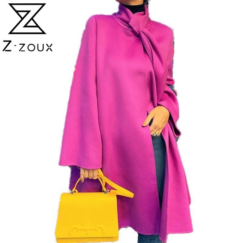 Women Trench Coat Autumn Thin Windbreaker Simple Long Temperament Fashion Overcoat 210513