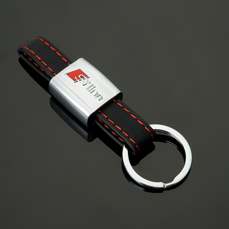 SLine Keychain Emblem Badge Sticker Black Red Line Leather for Audi 3 A4 A5 A6 A8 TT RS Q5 Q7 S Keyring Keyfob, Silver
SLine Keychain Emblem Badge Sticker Black Red Line Leather for Audi 3 A4 A5 A6 A8 TT RS Q5 Q7 S Keyring Keyfob, Silver