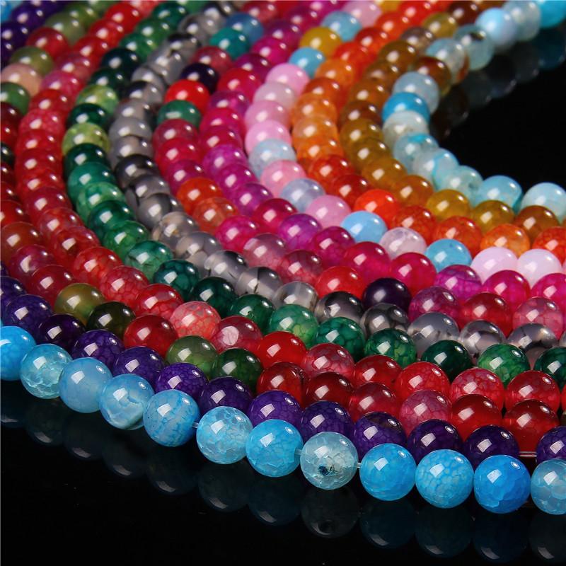 Other Natural Agates Stone Beads 6/8/10mm Cracked Dragon Veins Round Loose For DIY Jewelry Making Bracelet Neckalce 15.5"
Other Natural Agates Stone Beads 6/8/10mm Cracked Dragon Veins Round Loose For DIY Jewelry Making Bracelet Neckalce 15.5"