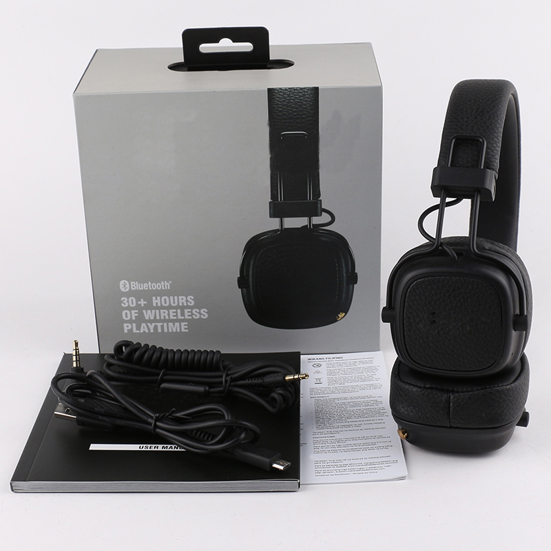 Major III Bluetooth Headphones Deep Bass Noise Isolating wireless earphones Major 3 Hi-Fi, Black
Major III Bluetooth Headphones Deep Bass Noise Isolating wireless earphones Major 3 Hi-Fi, Black