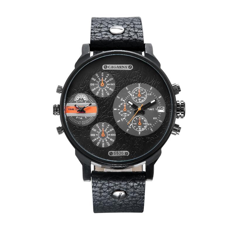 Wristwatches Cagarny Brand Quartz Watches Men Gift Large Dial Luxury Waterproof Business Watch Dz Style Hombre Montre Homme Relogio Masculin, Brown
Wristwatches Cagarny Brand Quartz Watches Men Gift Large Dial Luxury Waterproof Business Watch Dz Style Hombre Montre Homme Relogio Masculin, Brown