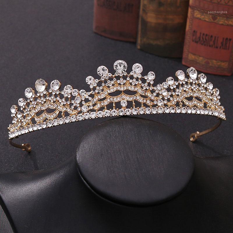 Simple Fashion Crystal Bridal Wedding Tiaras And Crowns Royal Princess Diadem Headbands For Women Bride Hair Jewelry FORSEVEN Clips & Barret, Golden;silver
Simple Fashion Crystal Bridal Wedding Tiaras And Crowns Royal Princess Diadem Headbands For Women Bride Hair Jewelry FORSEVEN Clips & Barret, Golden;silver