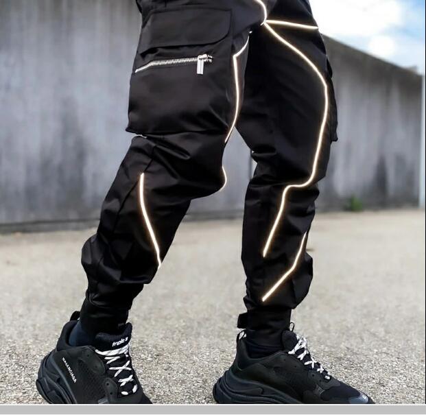 reflective stripe Autumn casual pants Korean tide multi bag overalls loose Men's clothes Hiphop Harajuku High street streetwear
reflective stripe Autumn casual pants Korean tide multi bag overalls loose Men's clothes Hiphop Harajuku High street streetwear