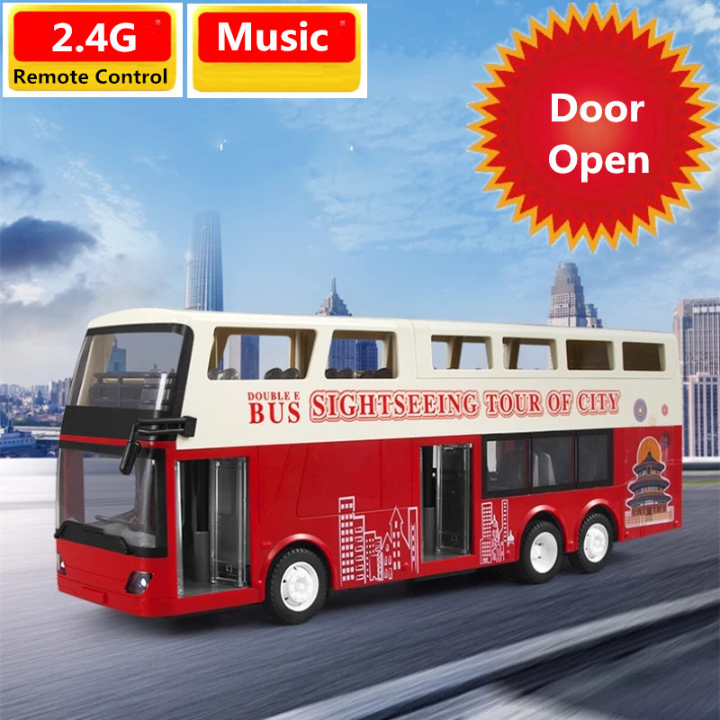 High Simulation 2.4G Remote Control City Bus Truck With Sound Light Door Open Move Multi-Function Large Size Double layer Bus To
High Simulation 2.4G Remote Control City Bus Truck With Sound Light Door Open Move Multi-Function Large Size Double layer Bus To