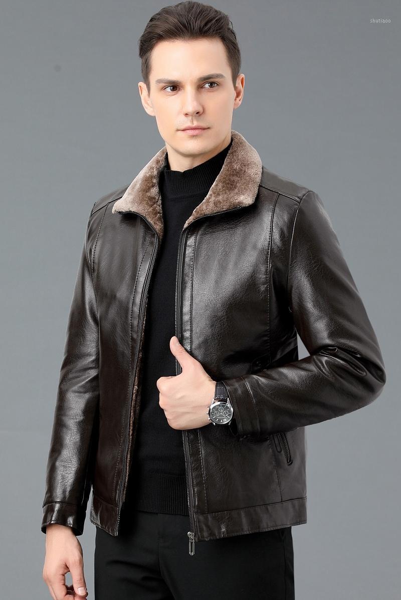 Men's Jackets Haining 2021 Winter Fur Leather Jacket Plus Velvet Thick Middle-aged Warm, Black
Men's Jackets Haining 2021 Winter Fur Leather Jacket Plus Velvet Thick Middle-aged Warm, Black