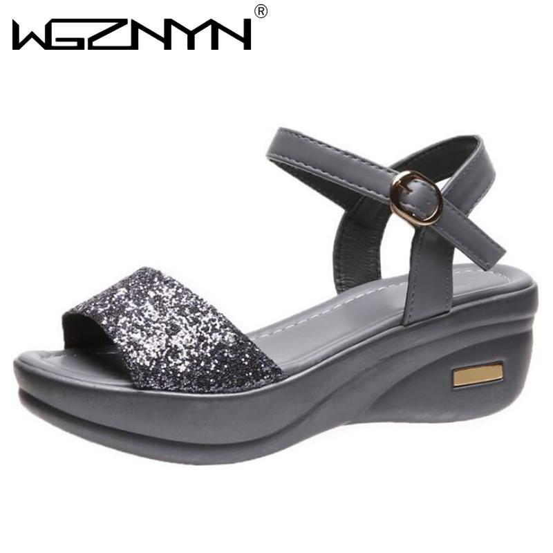 Women Bling Sandals Ladies Sequined Cloth Fashion Shoes Female Wedges Women's Platform Beach Footwear Plus Size, Black
Women Bling Sandals Ladies Sequined Cloth Fashion Shoes Female Wedges Women's Platform Beach Footwear Plus Size, Black