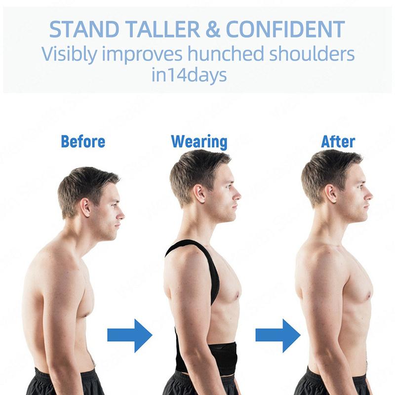 Adjustable Posture Corrector Back Support Shoulder Brace Postures Correctors Spine Corrector Health Postural Fixer Tape Corrector De Postura Espalda