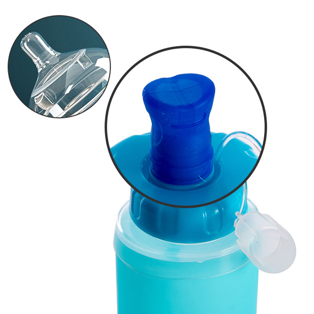 Water bag 300ml 400ml Water Bottle Running Hydration Sport Bicycle Soft Folding Collapsible TPU Soft Flask