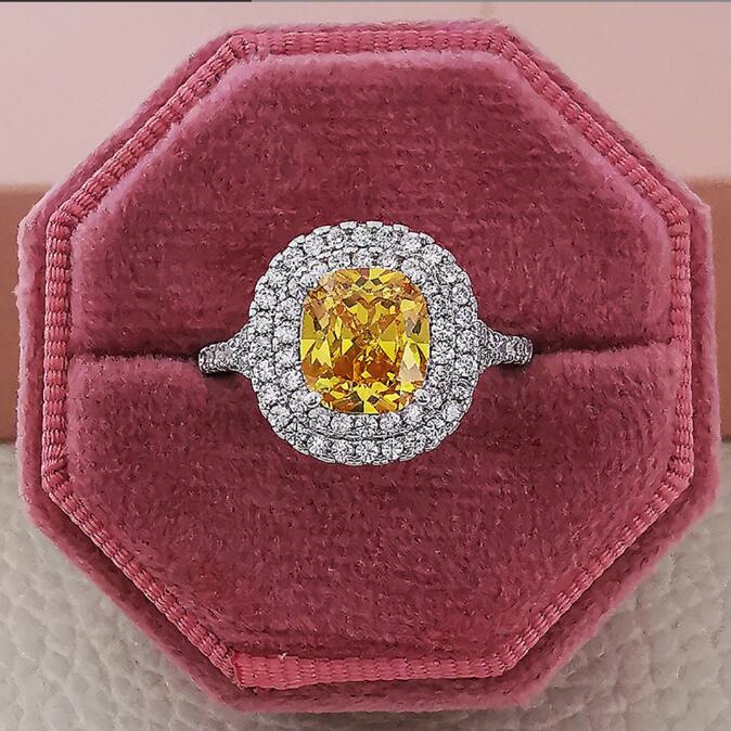 Sterg Sier Oval Cut Multi Color Topaz CZ Eternity Ring