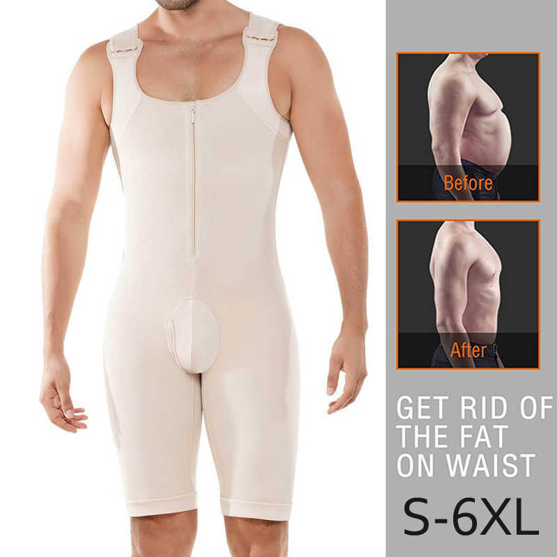 Men's Shapewear Full Body Shaper Breathable Butt Lifter Hide Boobs Shaping Underwear Waist Trainer Compression Slim Bodysuit, Zipper black
Men's Shapewear Full Body Shaper Breathable Butt Lifter Hide Boobs Shaping Underwear Waist Trainer Compression Slim Bodysuit, Zipper black