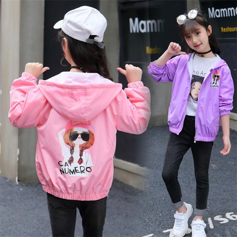 Coat 2022 Style Big Size Girls Spring Autumn Windbreaker Coats Fashion Palm Pattern Hooded Jacket For Kids Children Outerwear, Blue;gray
Coat 2022 Style Big Size Girls Spring Autumn Windbreaker Coats Fashion Palm Pattern Hooded Jacket For Kids Children Outerwear, Blue;gray