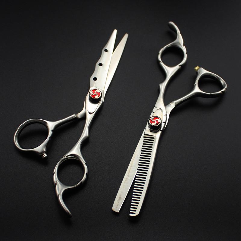 Hair Scissors Professional Japan 440c Steel 6 '' Matte Cut Cutting Barber Tools Haircut Thinning Shears Hairdresser free shipping