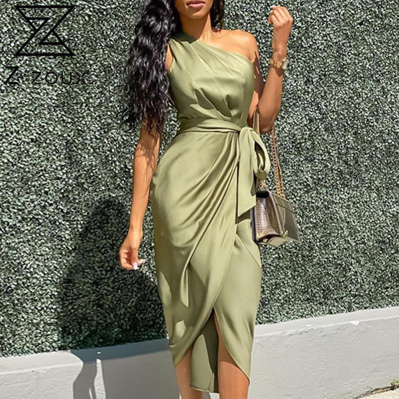Women Dress Bandage Asymmetry Off Shoulder Plus Size Sexy Long es Summer Clothes Fashion 210524, Green
Women Dress Bandage Asymmetry Off Shoulder Plus Size Sexy Long es Summer Clothes Fashion 210524, Green