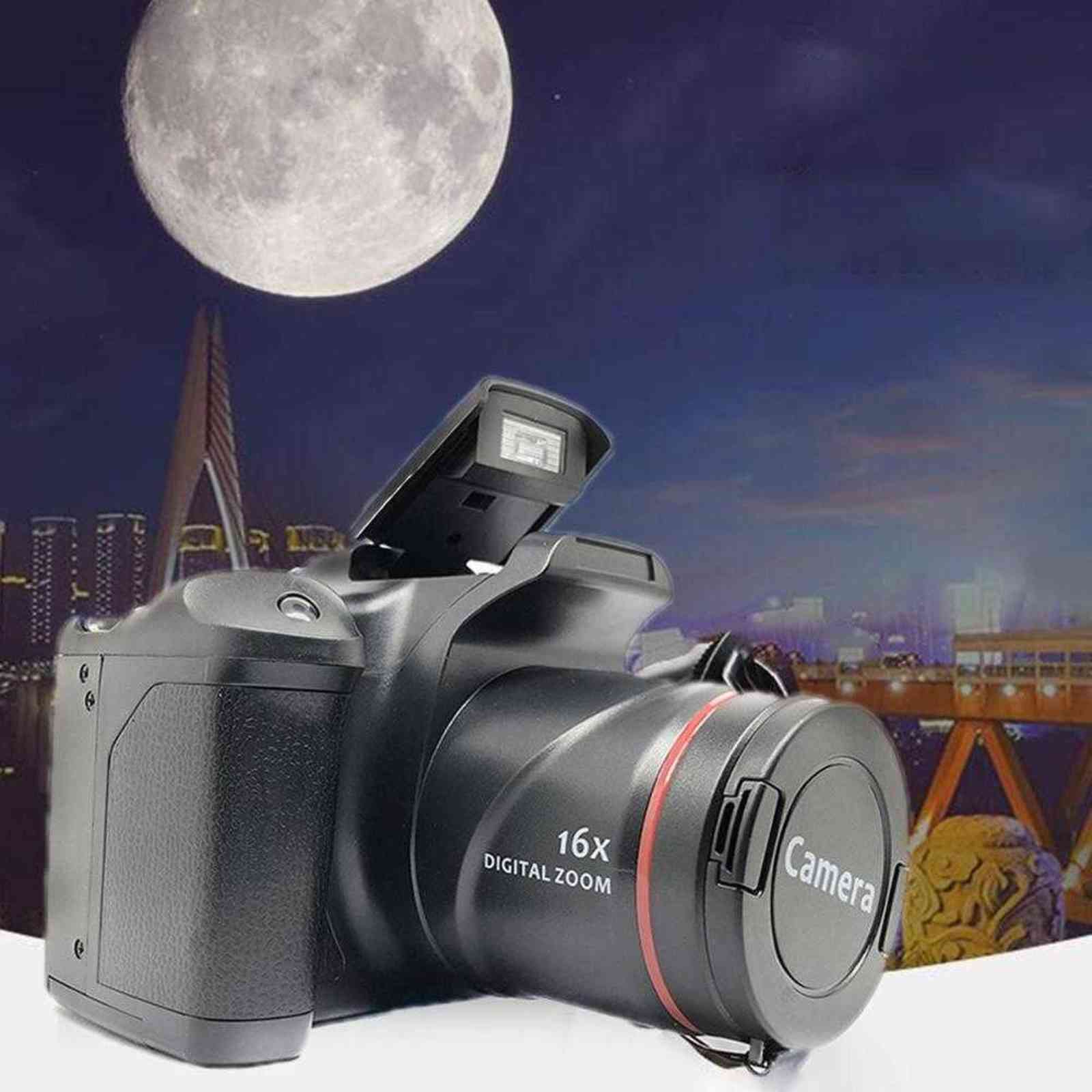 Professional XJ05 Digital Camera SLR 4X Digital Zoom 2.8 inch Screen 3mp CMOS Max 12MP Resolution HD 720P TV OUT Support Video G1105
Professional XJ05 Digital Camera SLR 4X Digital Zoom 2.8 inch Screen 3mp CMOS Max 12MP Resolution HD 720P TV OUT Support Video G1105