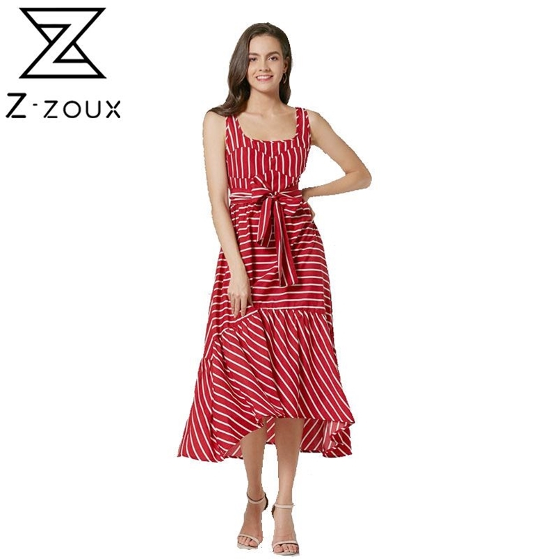 Women Dress Stripe Patchwork Bohemia Sexy Long Print Floral Maxi es Bow Lace Up Ruffles Summer es 210513