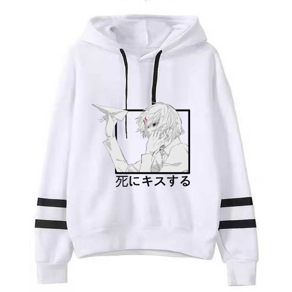 Tokyo Ghoul Touka Anime Hoodie Fashion Long Sleeve Hip Hop Uniex Y0804