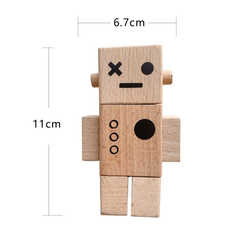 Decorative Objects & Figurines Wooden Robot Bodies Joint Adjustable Toy Craft Art Kids Room Decoration Po Props-
Decorative Objects & Figurines Wooden Robot Bodies Joint Adjustable Toy Craft Art Kids Room Decoration Po Props-