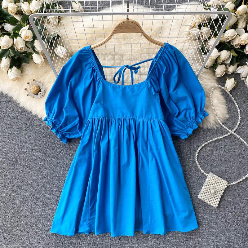Women's Blouses & Shirts SINGREINY Women Sexy Backless Blouse Korean Fashion Puff Sleeve Square Collar Solid Tops Summer Casual Loose Vacati, Blue
Women's Blouses & Shirts SINGREINY Women Sexy Backless Blouse Korean Fashion Puff Sleeve Square Collar Solid Tops Summer Casual Loose Vacati, Blue
