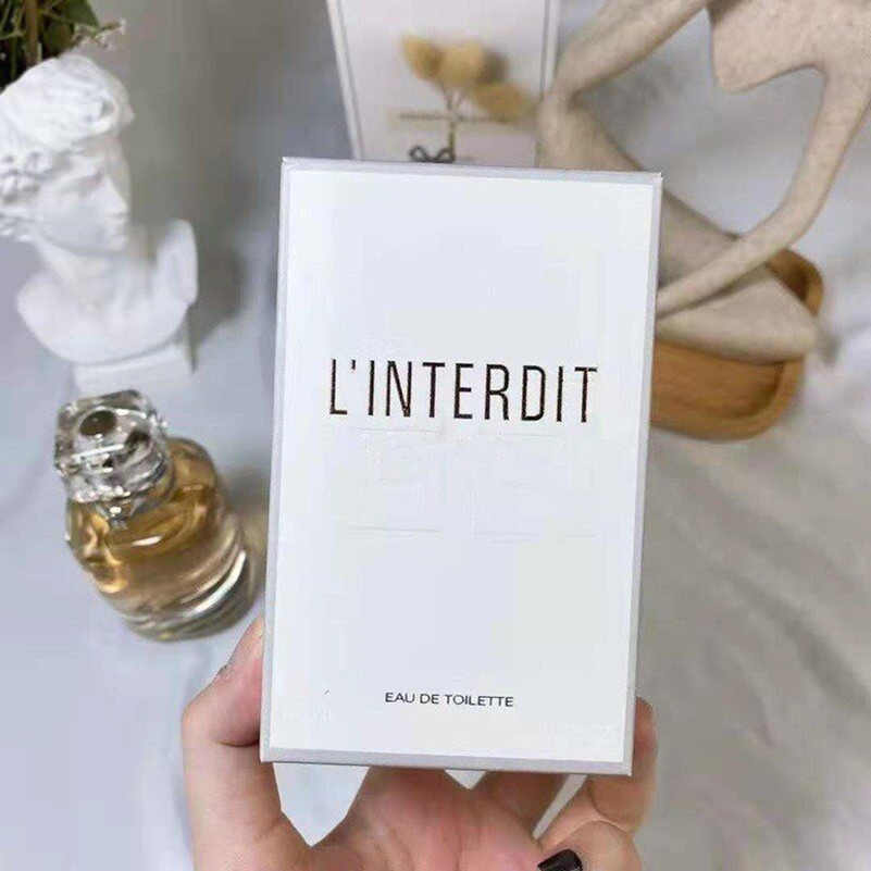 Top Quality Charming L'INTERDIT Perfume Classic Fresh Eau de Toilette No Taboo Water Lasting Aroma Spray for Lady 80ml
Top Quality Charming L'INTERDIT Perfume Classic Fresh Eau de Toilette No Taboo Water Lasting Aroma Spray for Lady 80ml