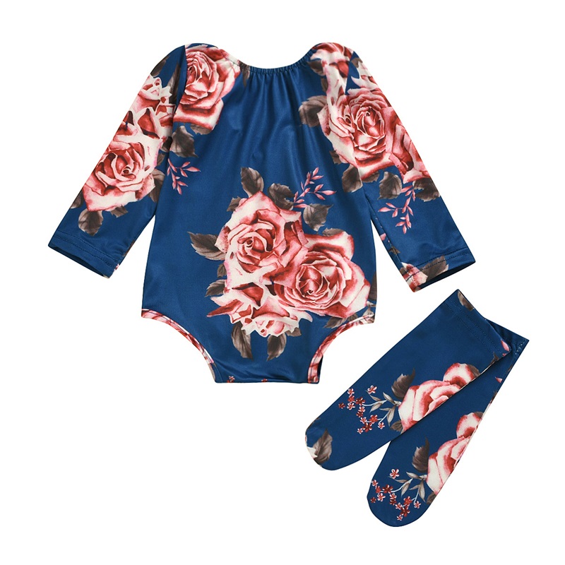 Newborn Baby Long Sleeve Romper Large Floral Jumpsuit Girl Warm Leg Socks Outfit 0-24M Baby Clothing 1032 Y2, Blue
Newborn Baby Long Sleeve Romper Large Floral Jumpsuit Girl Warm Leg Socks Outfit 0-24M Baby Clothing 1032 Y2, Blue