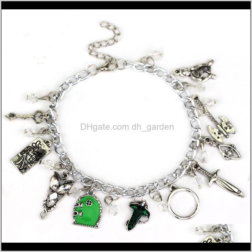 Bracelets Lord Of The Ring Hobbit Evening Star Wizard Leaves Sword Ax Charm Bracelet Bangle Cuff Wristband For Women Fashion Jewelry 320007
Bracelets Lord Of The Ring Hobbit Evening Star Wizard Leaves Sword Ax Charm Bracelet Bangle Cuff Wristband For Women Fashion Jewelry 320007