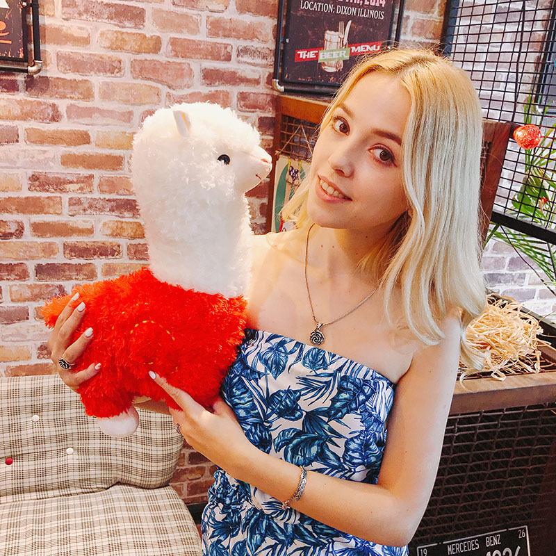 Alpaca plushs toy 28 cm camel plush doll toys cute child Christmas gift 6 colors, White
Alpaca plushs toy 28 cm camel plush doll toys cute child Christmas gift 6 colors, White