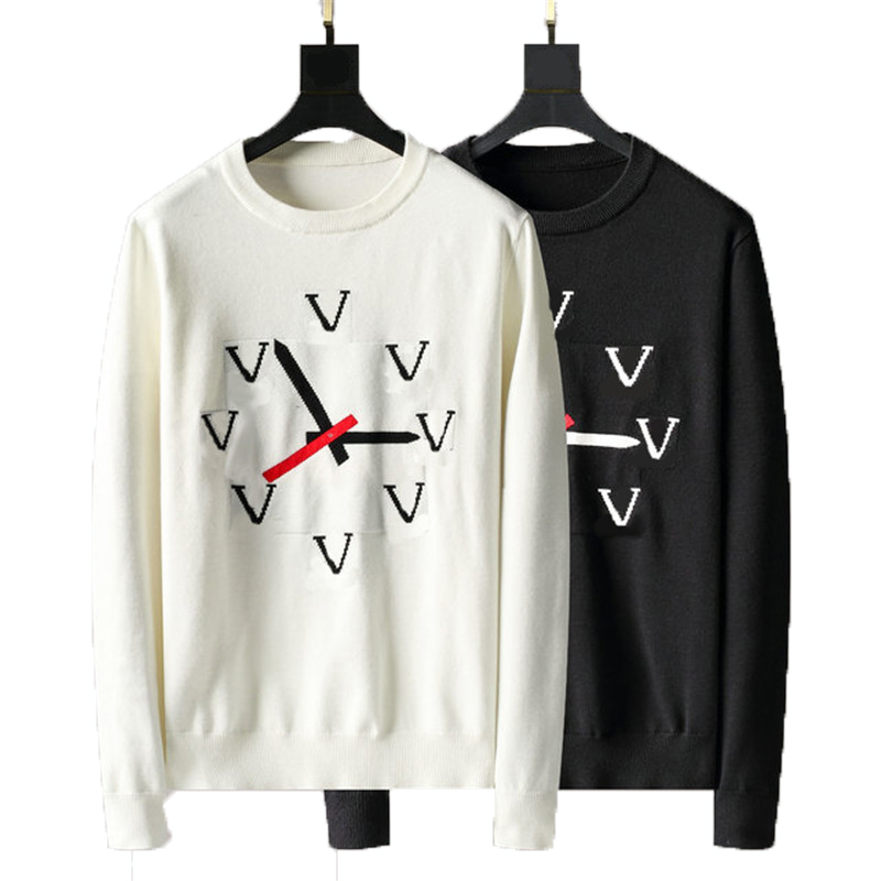 Simple Watch Pattern Sweater Letter All Match Sweaters Men Women Autumn Pullover Comfortable Soft Pullovers, White
Simple Watch Pattern Sweater Letter All Match Sweaters Men Women Autumn Pullover Comfortable Soft Pullovers, White