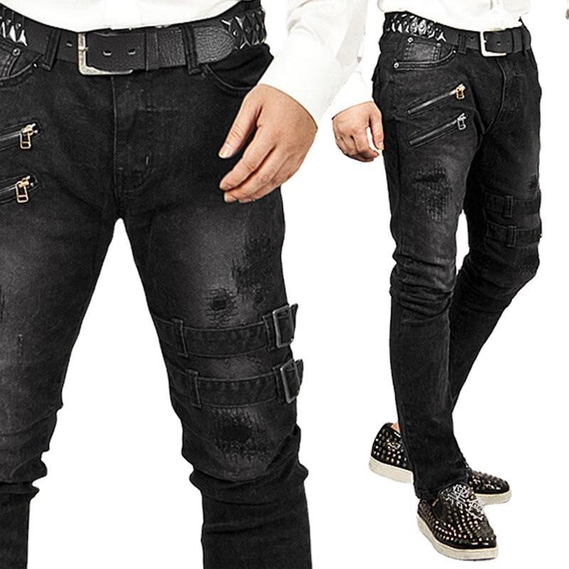 Men's Pants Men Medieval Retro Trousers Gothic Steampunk Cool Streetwear Party Viking Oversize S-5XL