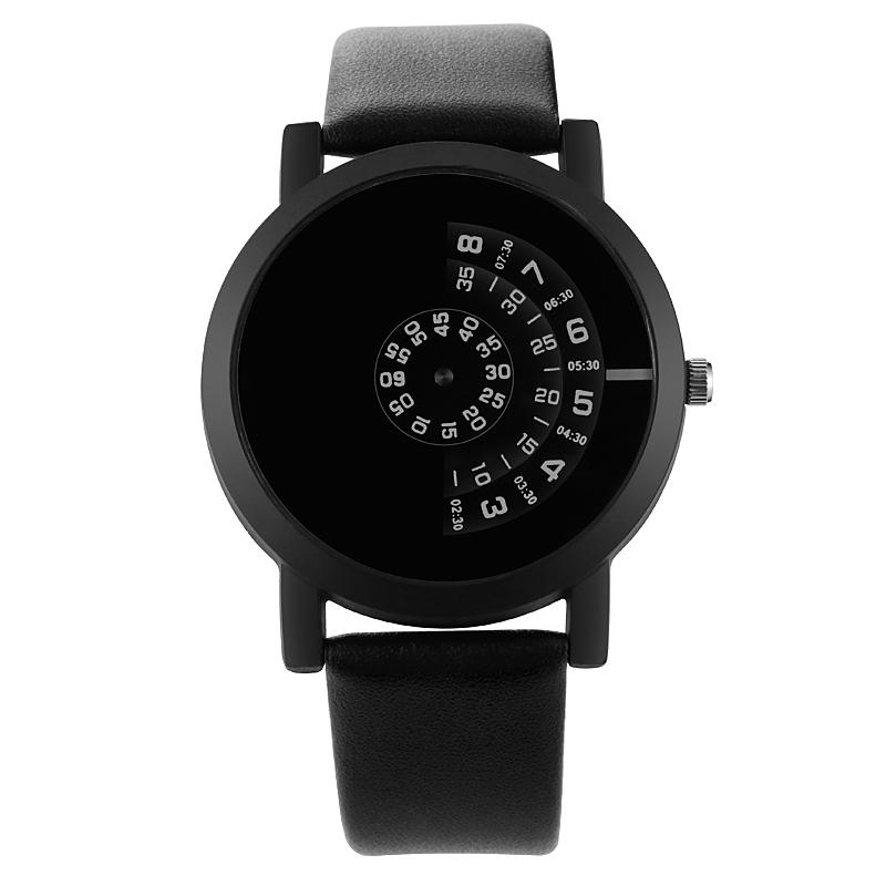 Wristwatches Men's Turntable Watch Men Fashion Creative Leather Strap Watches Clock Erkek Kol Saati Relogio Masculino, White
Wristwatches Men's Turntable Watch Men Fashion Creative Leather Strap Watches Clock Erkek Kol Saati Relogio Masculino, White