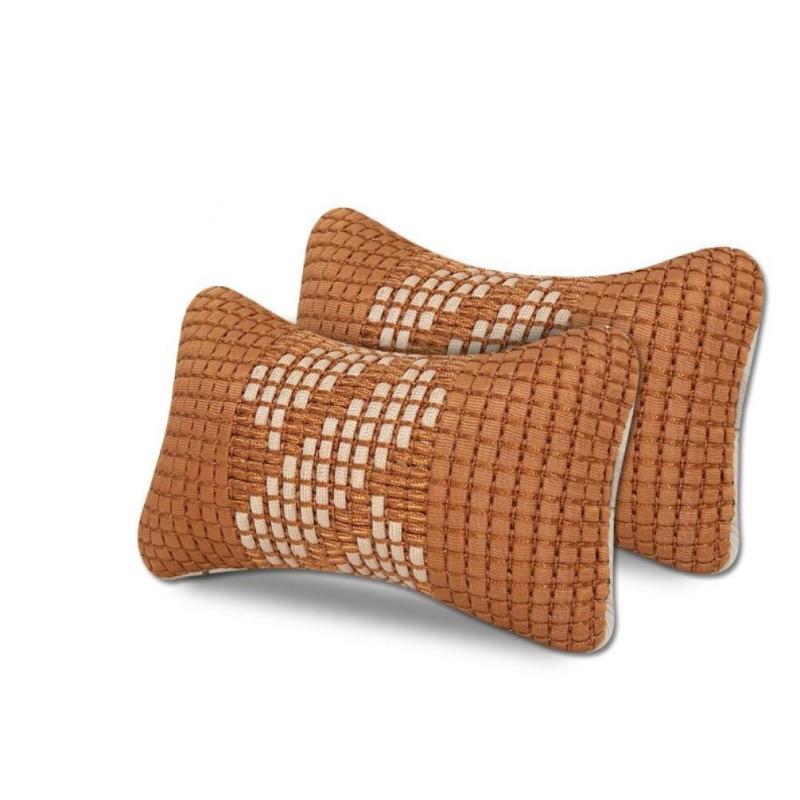 Seat Cushions Car Headrest Machine Weaving Ice Silk Neck Support Summer Head Pillow
Seat Cushions Car Headrest Machine Weaving Ice Silk Neck Support Summer Head Pillow